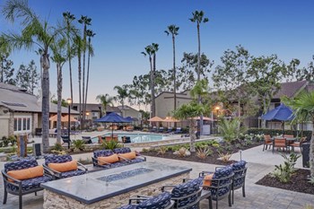 Poolside Fire Pit and Entertainment Area, at Park Pointe, El Cajon, 92019